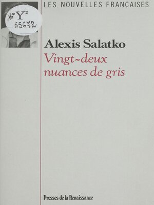 cover image of Vingt-deux nuances de gris
